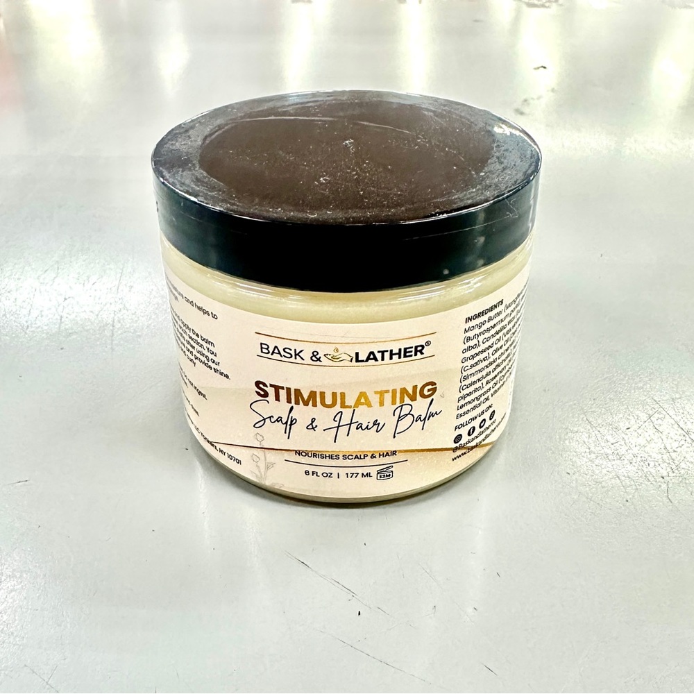Bask & Lather Stimulating Scalp & Hair Balm 6oz